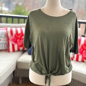 SANCTUARY TIE WAIST TOP XXLG NWOT